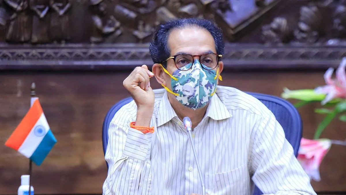 Maharashtra Chief Minister Uddhav Thackeray during a media interaction (File pic)
