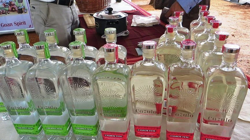 Feni is available on large in Goa