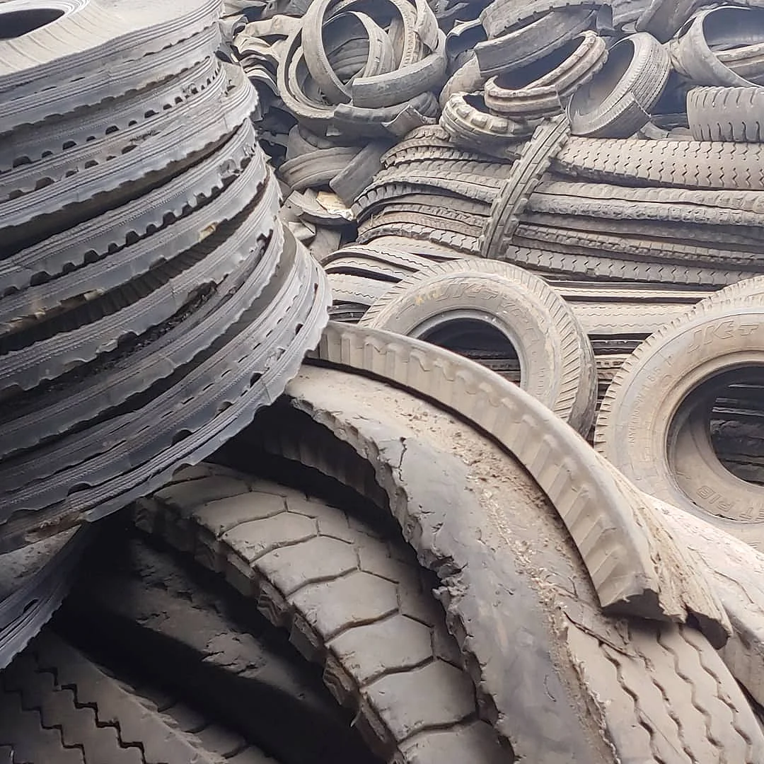 Discarded tires used by Nemital