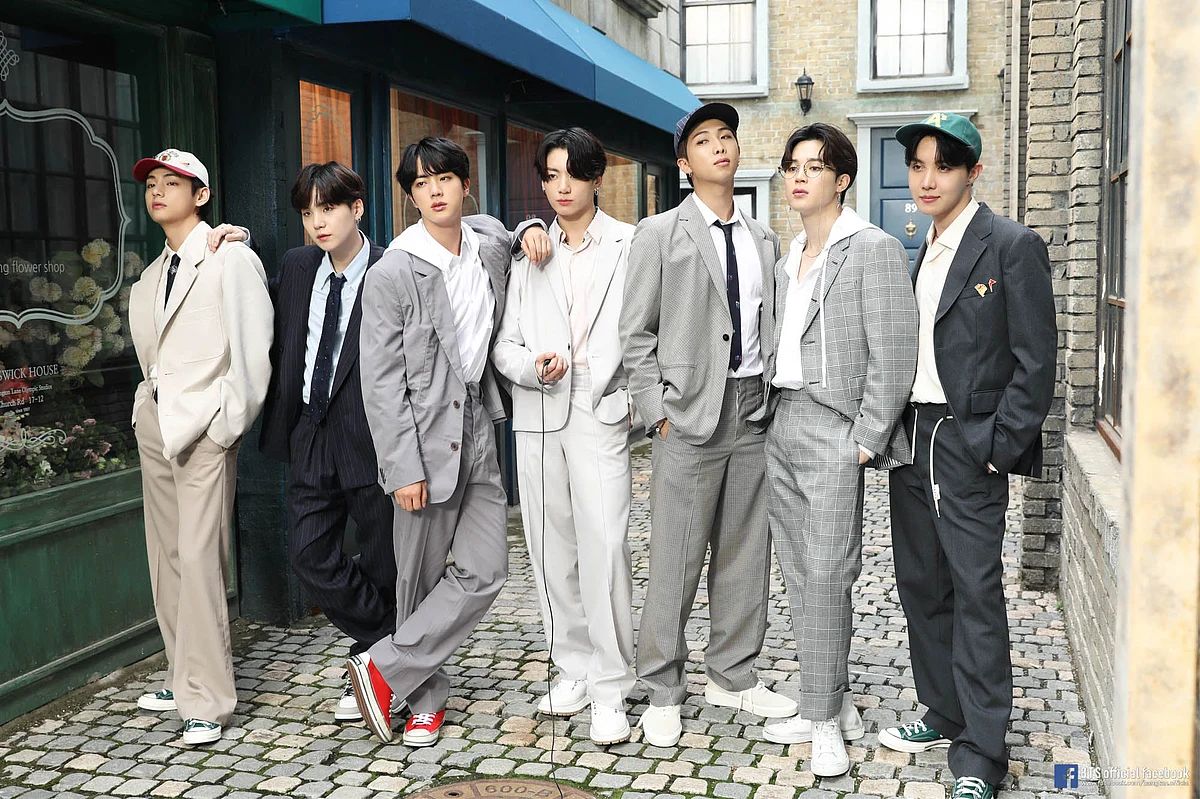 Posted on Facebook featuring - V, Suga, Jin, Jungkook, RM, Jimin and J-Hope