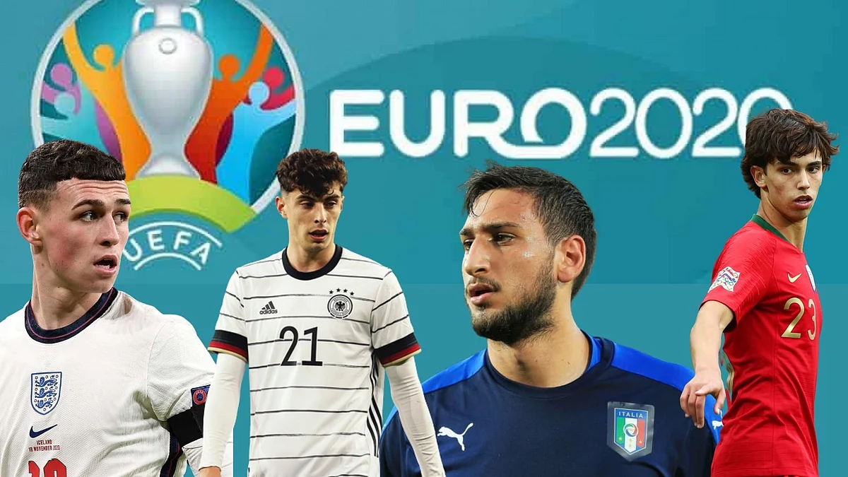 (L-R): Phil Foden (England), Kai Havertz (Germany), Gianluigi Donnarumma (Italy) and Joao Felix (Portugal) are some of the young talents to watch out for at EURO 2020