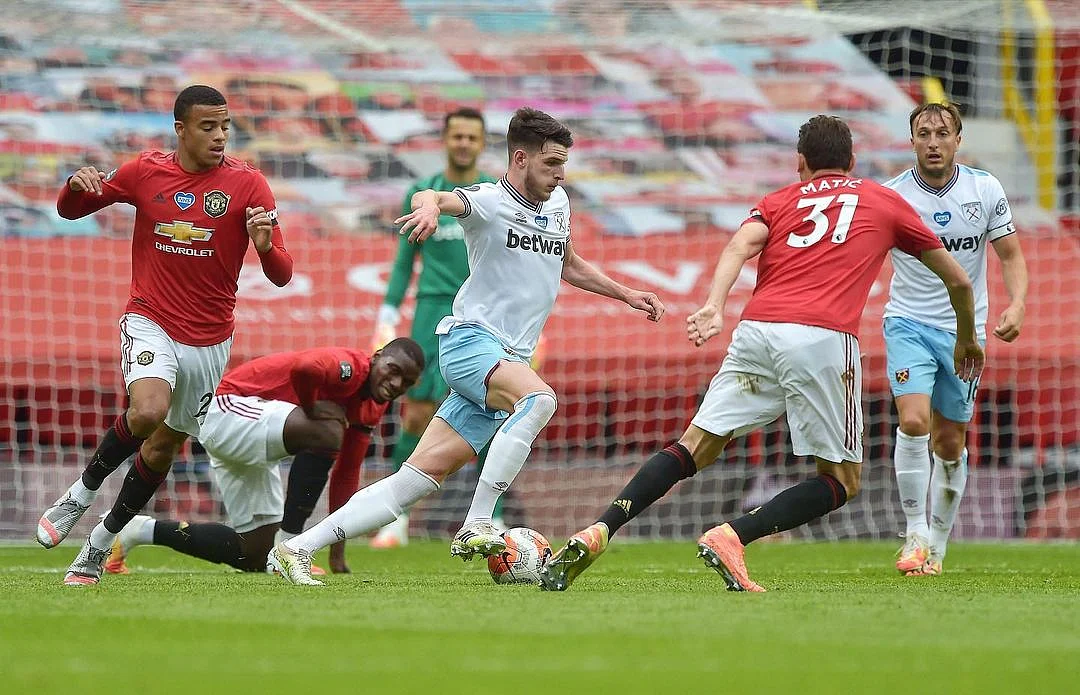 Declan Rice has been Manchester United's top transfer target.