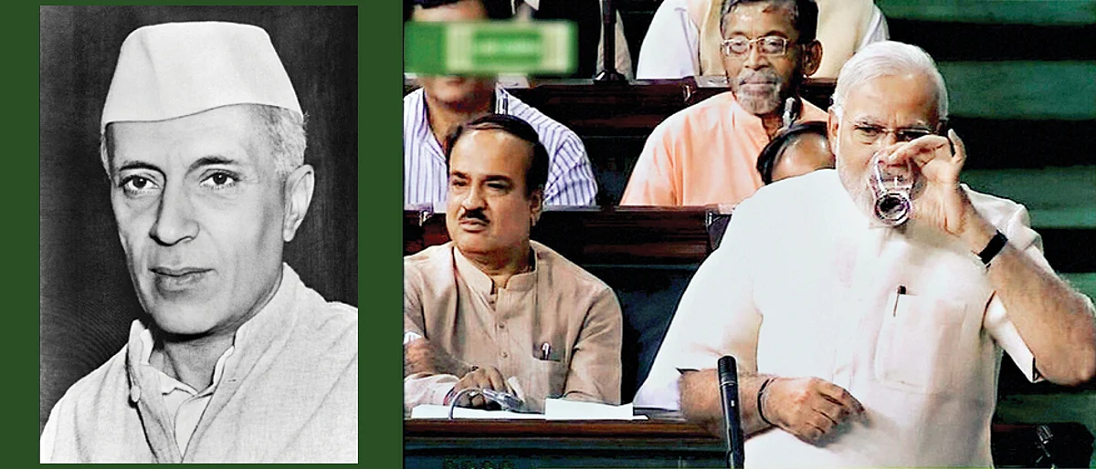 For Modi, Nehru is recurrent target to chip away at Gandhi dynasty, Cong