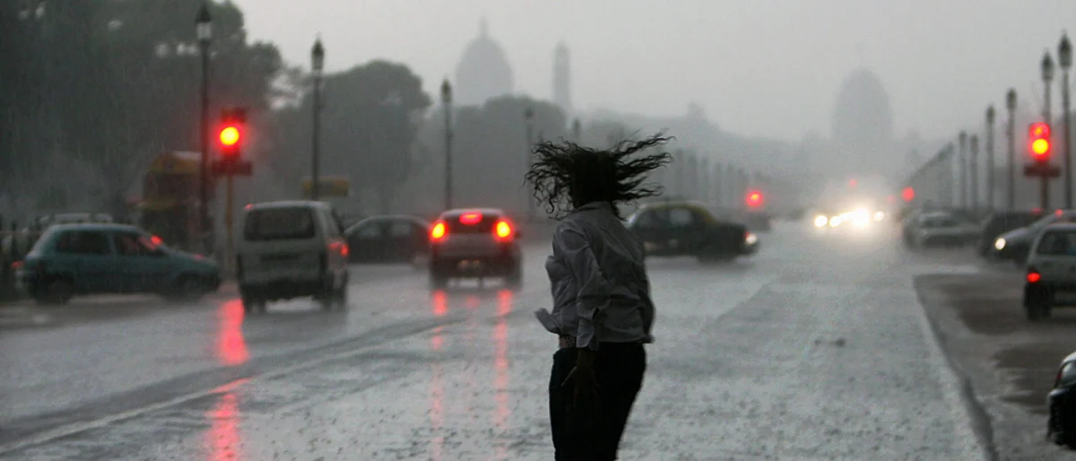 Scattered rains in North and West keep the mercury below normal
