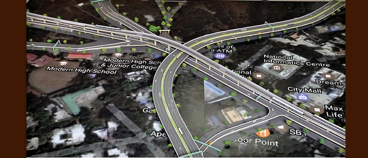 Pune University junction a major traffic congestion point on Ganeshkhind Road