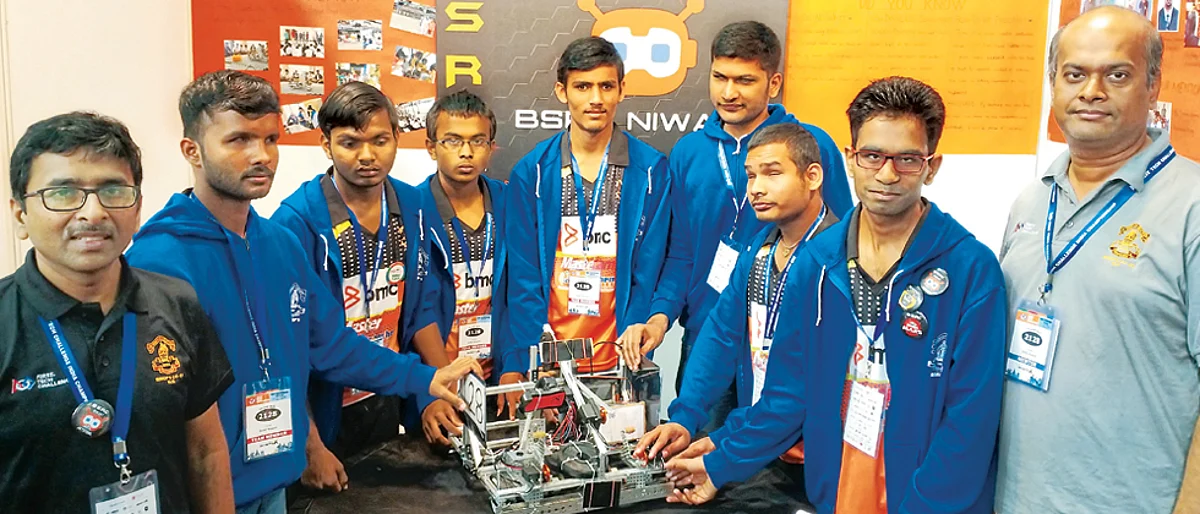 Visually-impaired team’s robot steals the show at FCT
