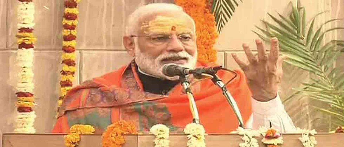 Modi lays foundation stone of Kashi Vishwanath temple corridor