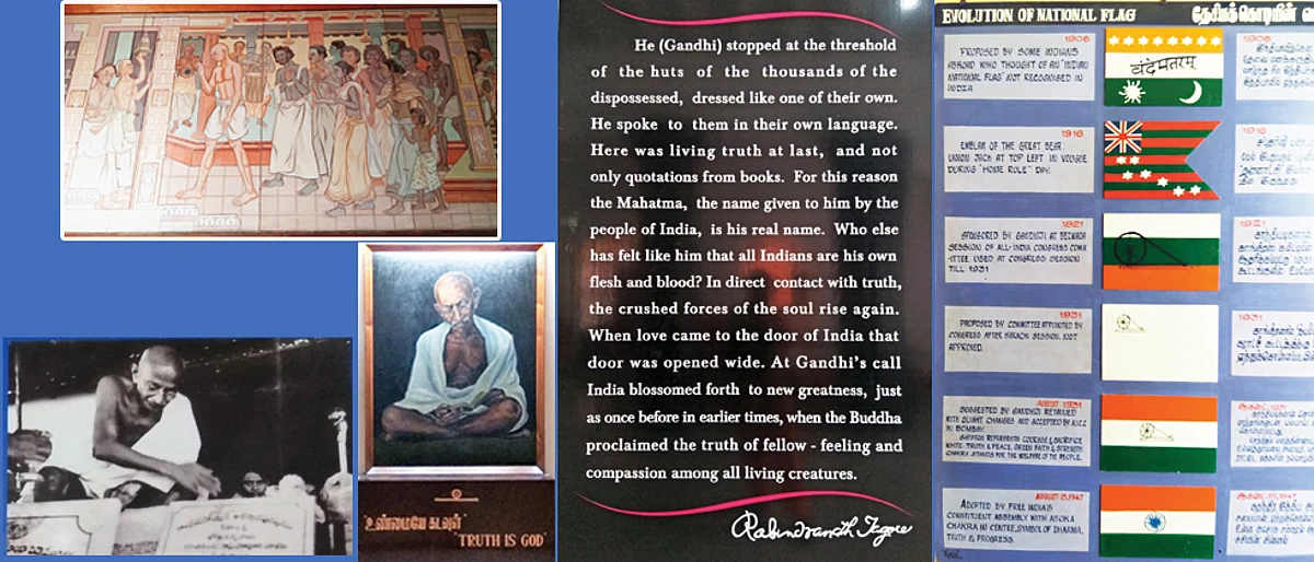 In the footsteps of the Mahatma
