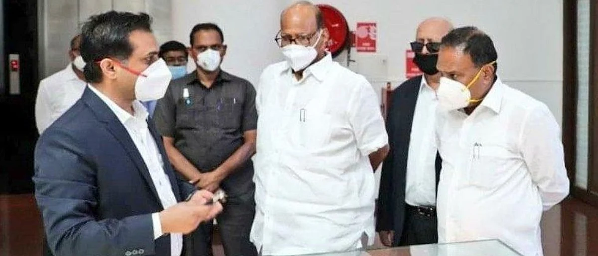 COVID-19 Pune: NCP Chief Sharad Pawar visits Serum Institute of India
