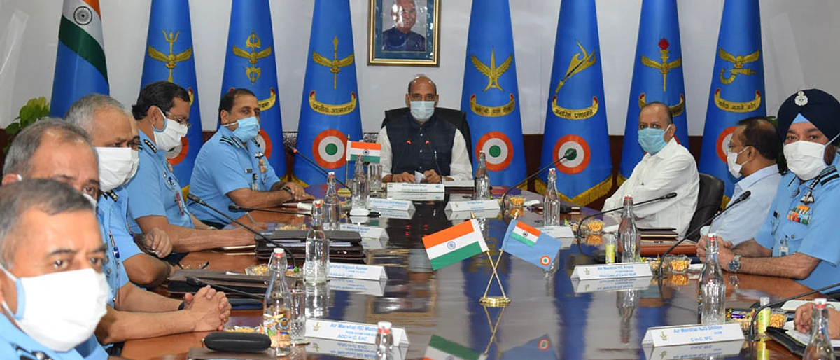 Pune: Rajnath Singh inaugurates Air Force Commanders Conference at Vayu Bhawan