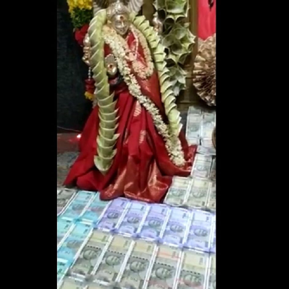 Flowers worth Rs 1.11 crore offered at Telangana temple