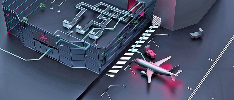 For easy baggage handling