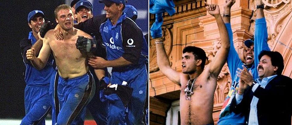 Sourav Ganguly, Andrew Flintoff, the 