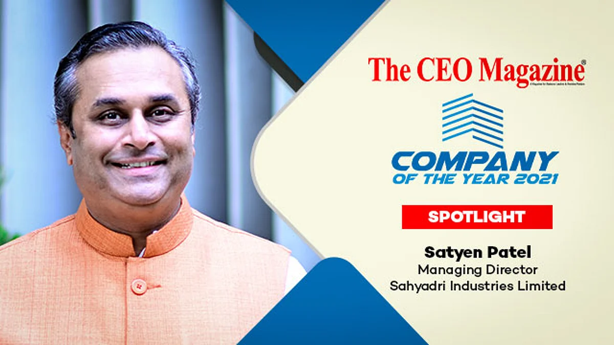 Mr. Satyen Patel, MD, Sahyadri Industries Limited.