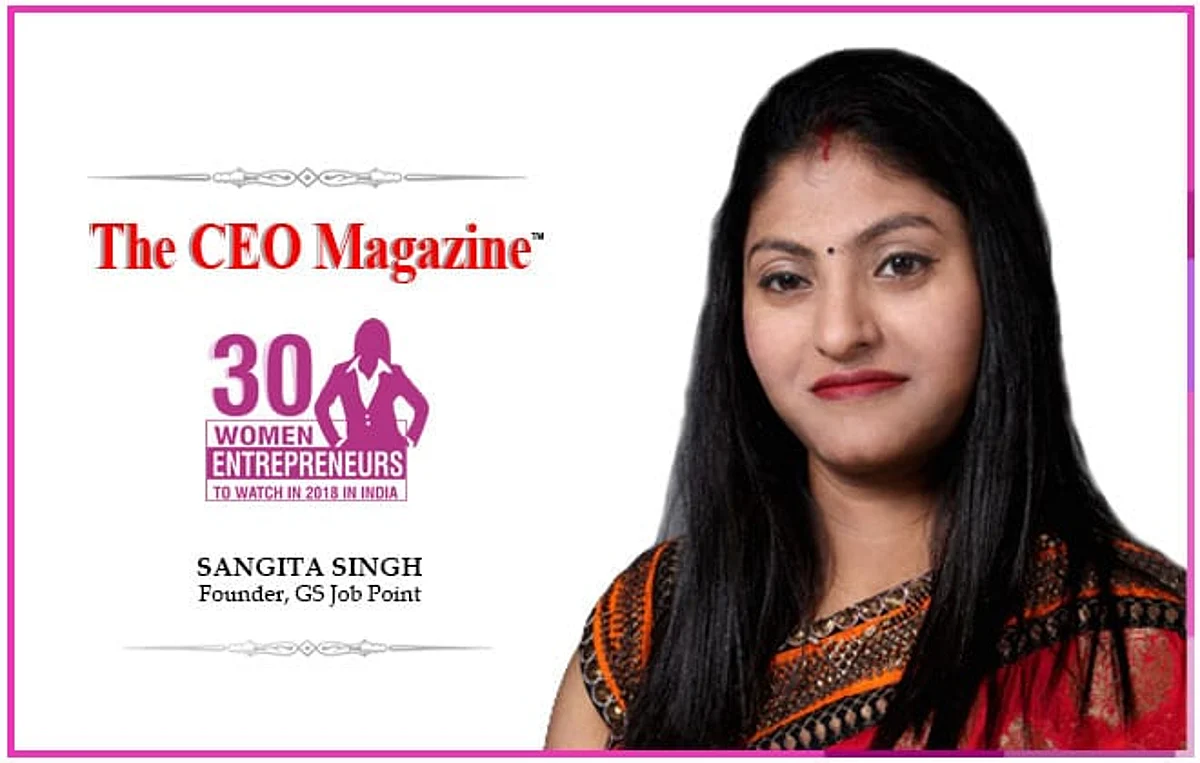 Determination can conquer every grueling task, a firm belief by Sangita Singh, founder of GS Job Point