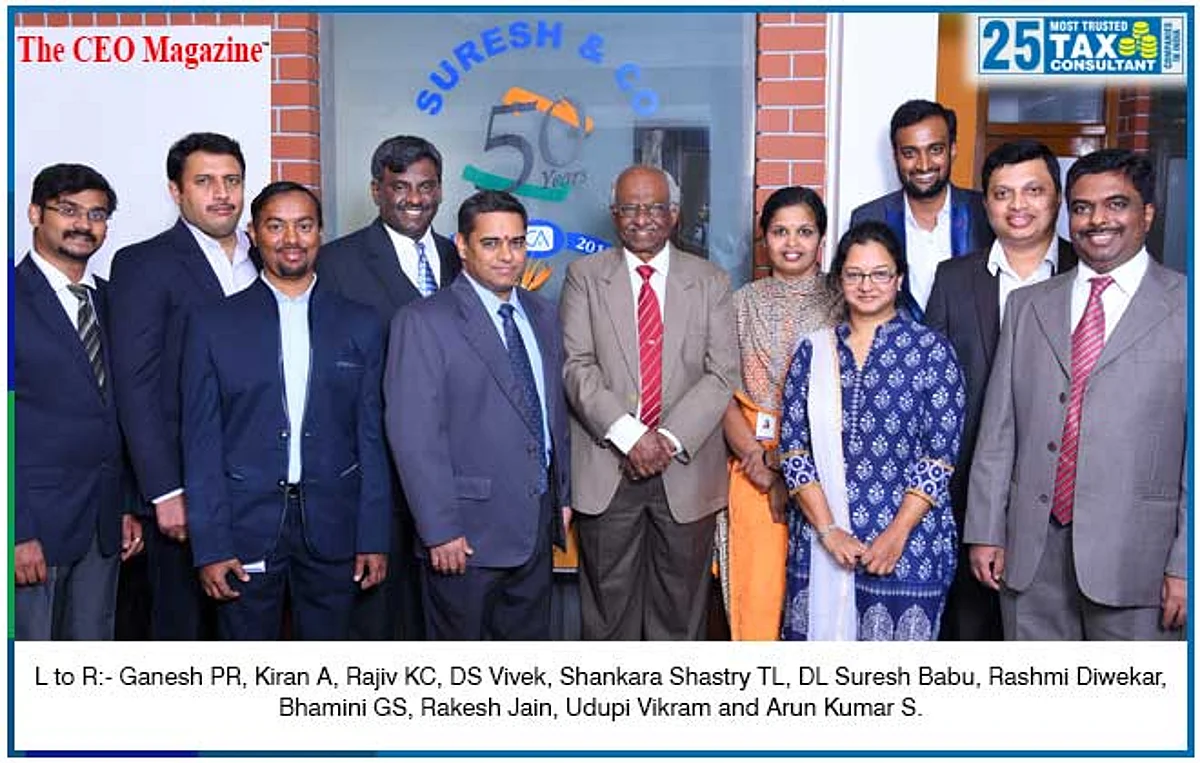 Suresh & Co.: team of expert CAs redefining tax advisory with DNA of trusted partnership