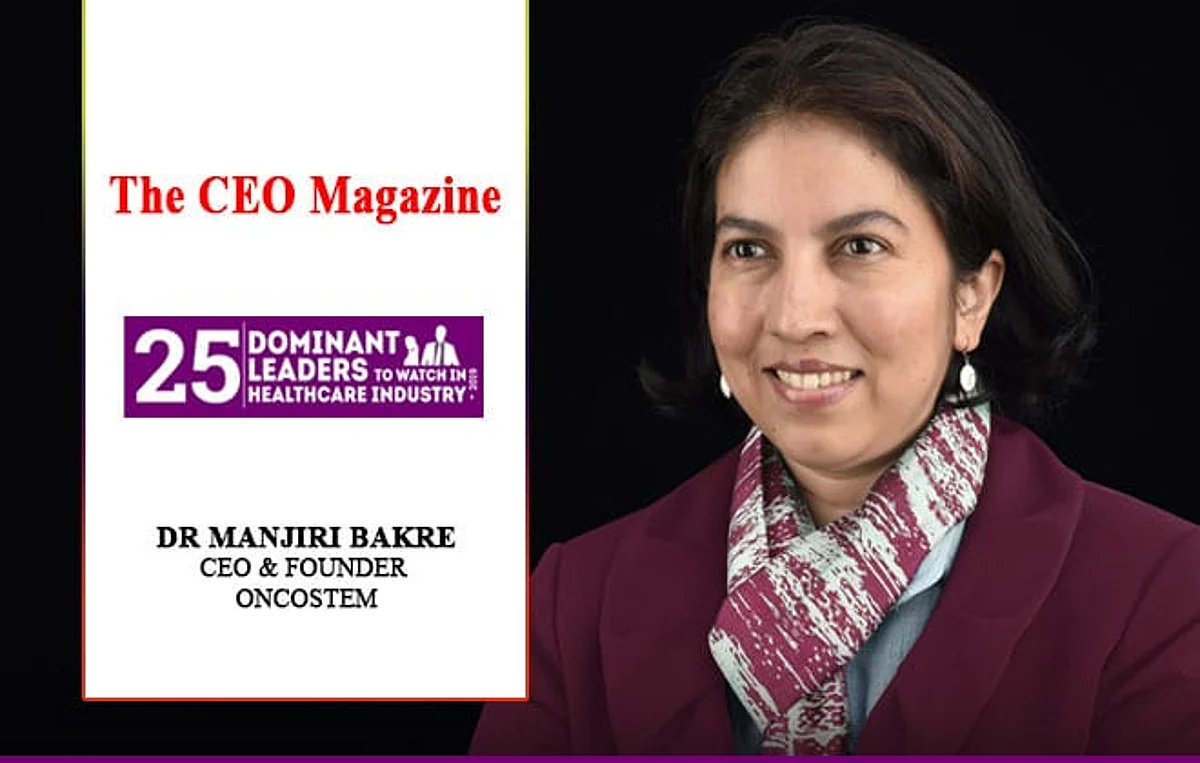 Dr. ManjiriBakre, CEO & Founder, OncoStem Bringing a tide of change in cancer treatment with CanAssist Breast
