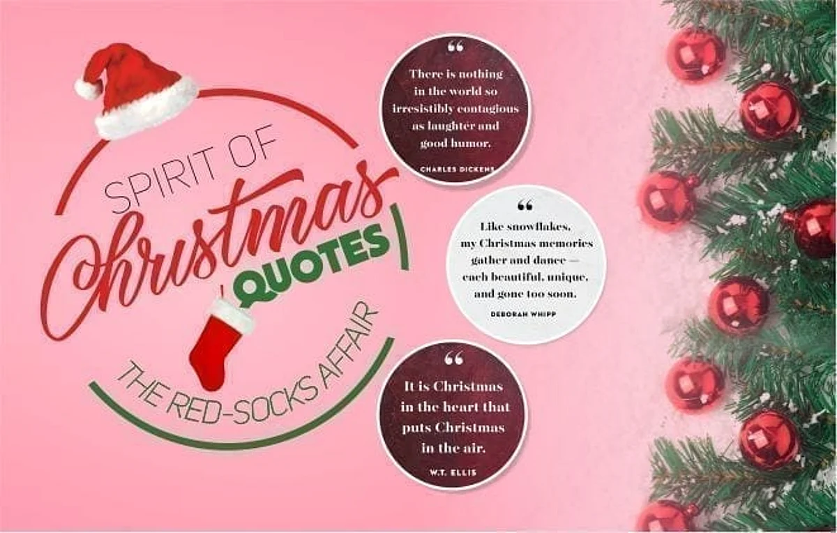 Spirit of Christmas Quotes, the Red-Socks Affair