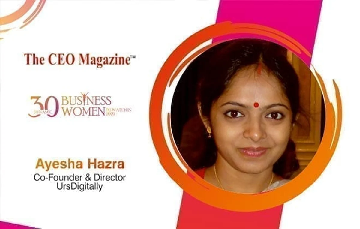 AYESHA HAZRA – A FEARLESS INDEPENDENT ENTREPRENEUR DRIVEN BY CREATIVITY
