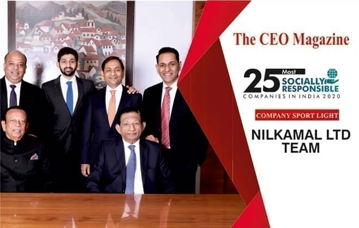 “At Nilkamal we believe in creating a better tomorrow with all our business practices, products and initiatives.”- Vamanrai V. Parekh, Chairman, Nilkamal Ltd