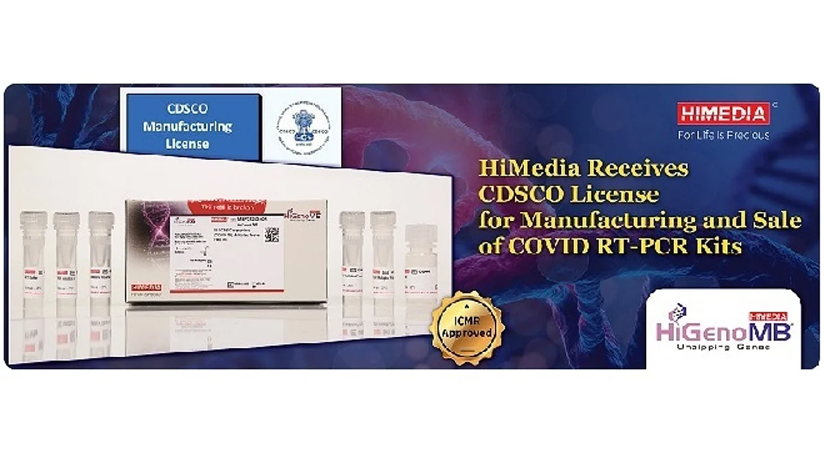 HiMedia Receives CDSCO certificate- Manufacturing & Sale License for COVID RT PCR KIT