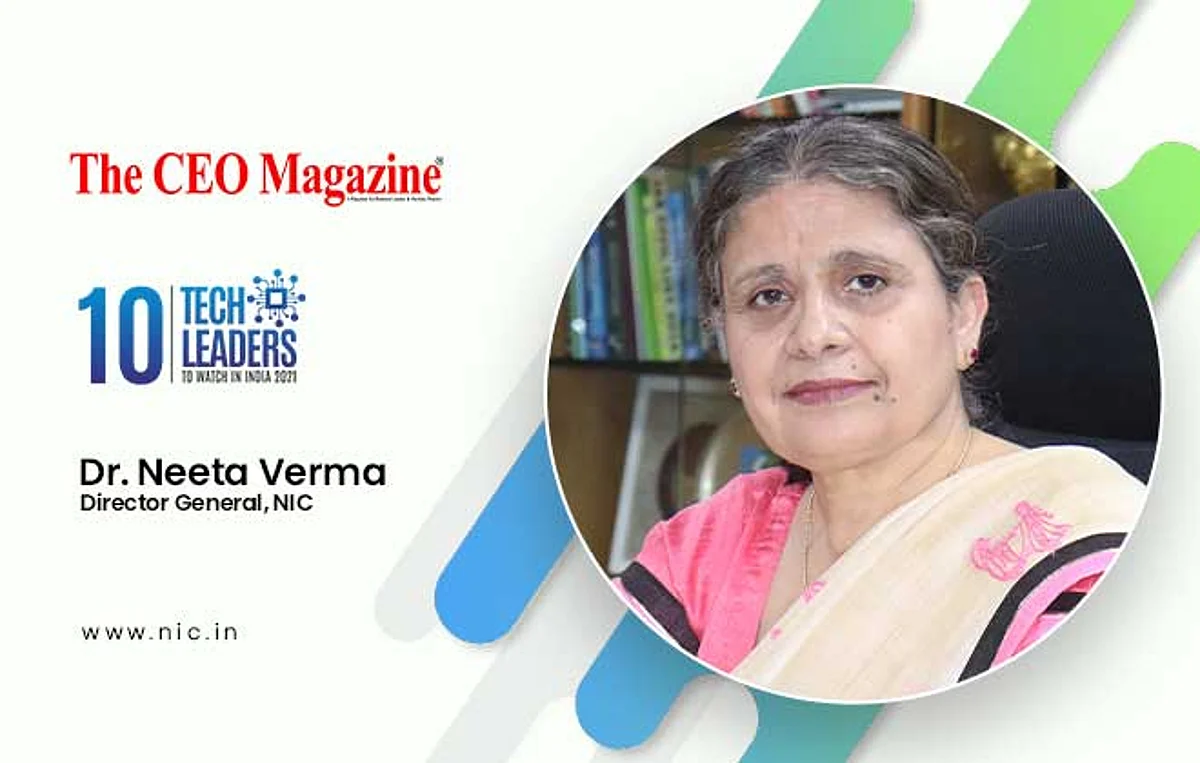 Dr. Neeta Verma – Director General National Informatics Centre, Ministry of Electronics and Information Technology