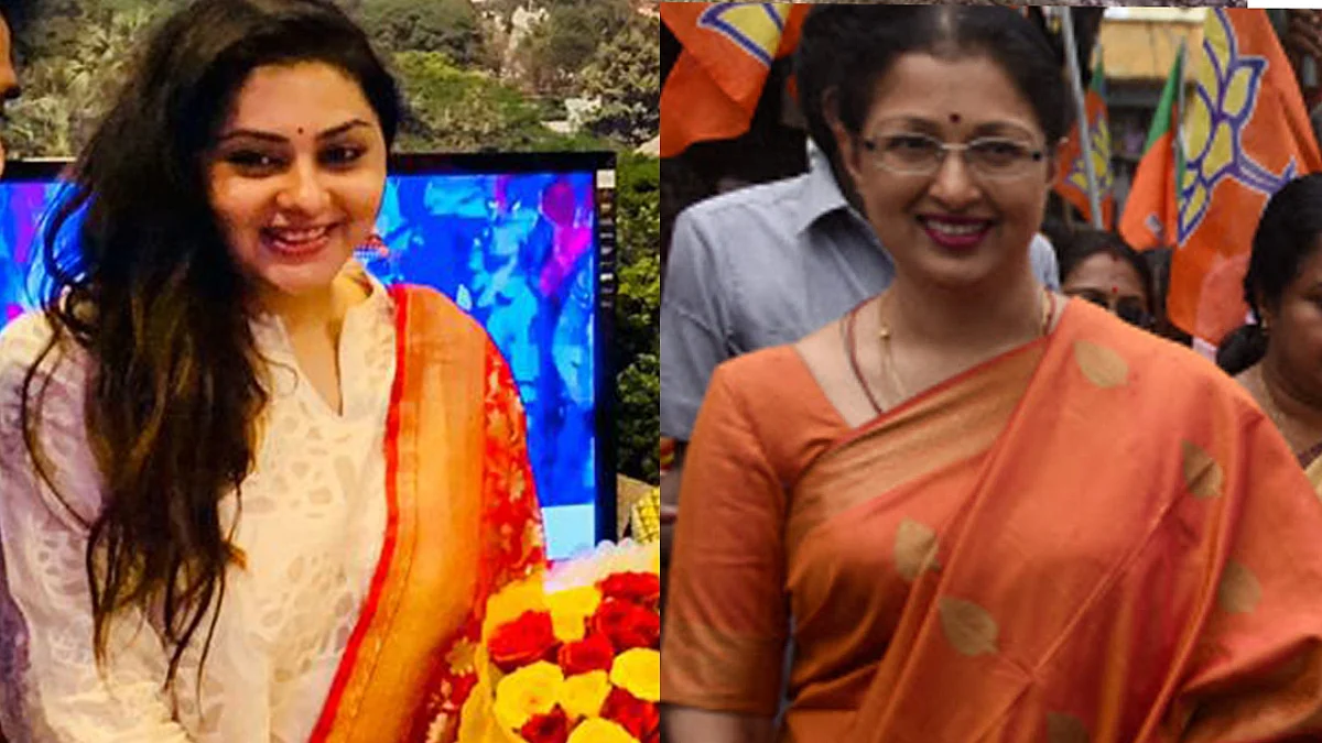തമിഴ്നാട് ബിജെപിയില് അഴിച്ചുപണി; നടിമാരായ ഗൗതമിയും നമിതയും നിര്വാഹകസമിതിയില്