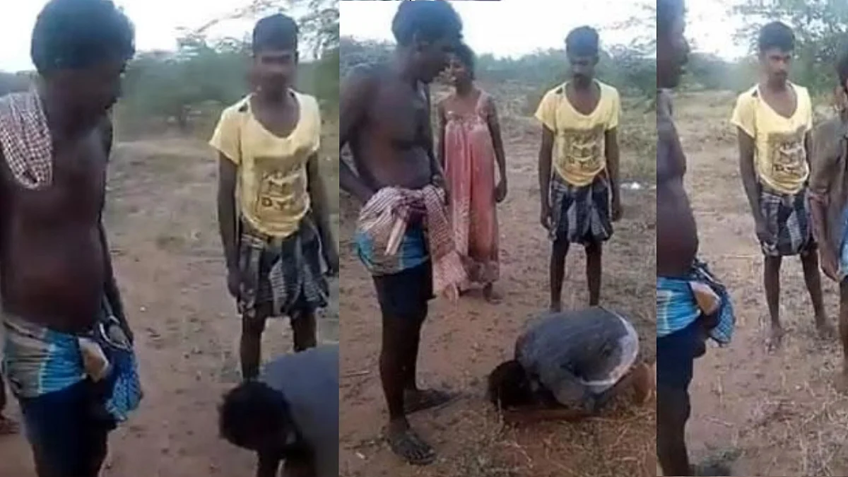 പറമ്പില് ആട് കയറി, ദളിത് കര്ഷകനെ മര്ദ്ദിച്ച് കാലുപിടിപ്പിച്ച് ഉയര്ന്ന ജാതിക്കാര്; ഏഴ് പേര് അറസ്റ്റില്