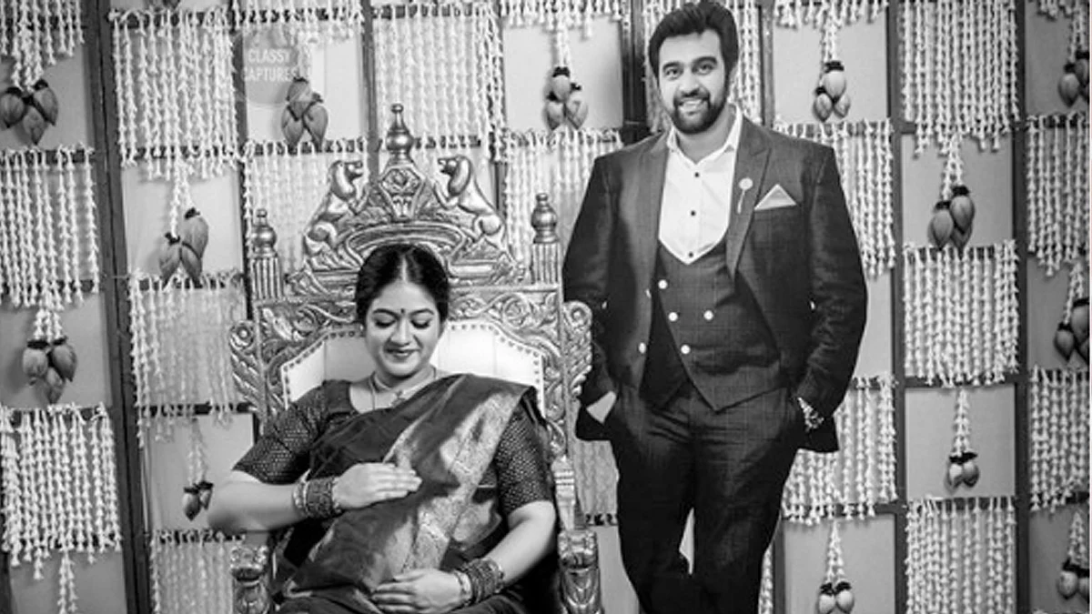'ഇങ്ങനെ ആയിരുന്നു ചീരു നീ എന്നോടൊപ്പം ഉണ്ടാകേണ്ടിയിരുന്നത്', ചീരുവിനൊപ്പമുളള ചിത്രത്തിന് മേഘ്നയുടെ അടിക്കുറിപ്പ്