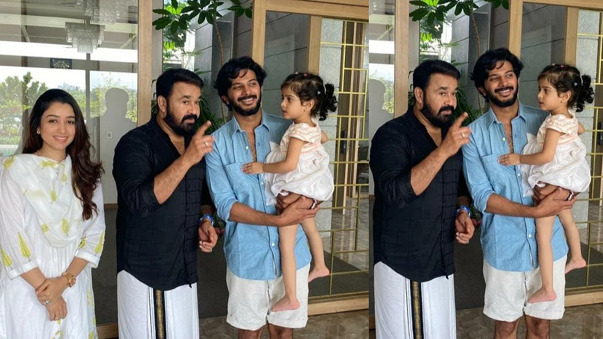 മമ്മൂട്ടിയുടെ വീട്ടില് അതിഥിയായി മോഹന്ലാല്; മറിയത്തെ കളിപ്പിക്കുന്ന ചിത്രം വൈറല്