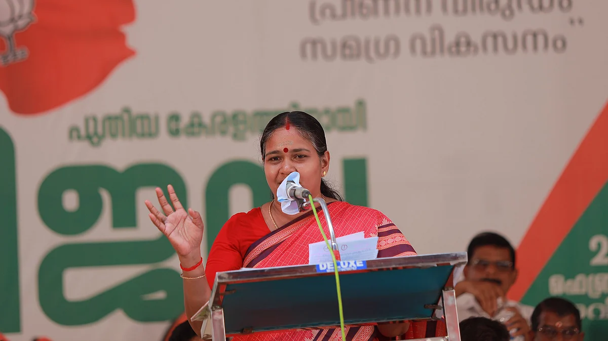 പഴയ ബി.ജെ.പിയല്ല, മല്സരിക്കാന് ആളെക്കിട്ടാത്ത സാഹചര്യമില്ല; കഴക്കൂട്ടത്ത് മല്സരിക്കുമെന്ന സൂചന നല്കി ശോഭ സുരേന്ദ്രന്