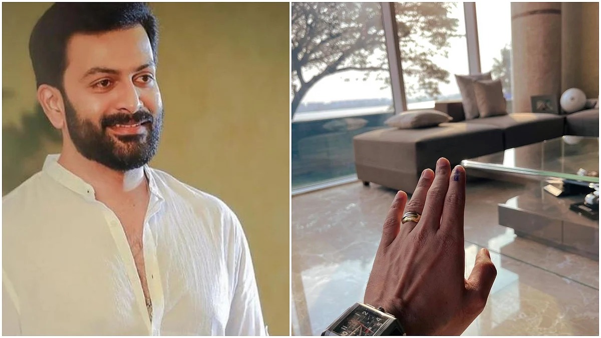 'മേക്ക് ഇറ്റ് കൗണ്ട്’; വോട്ട് ചെയ്ത് നടൻ പൃഥ്വിരാജ്