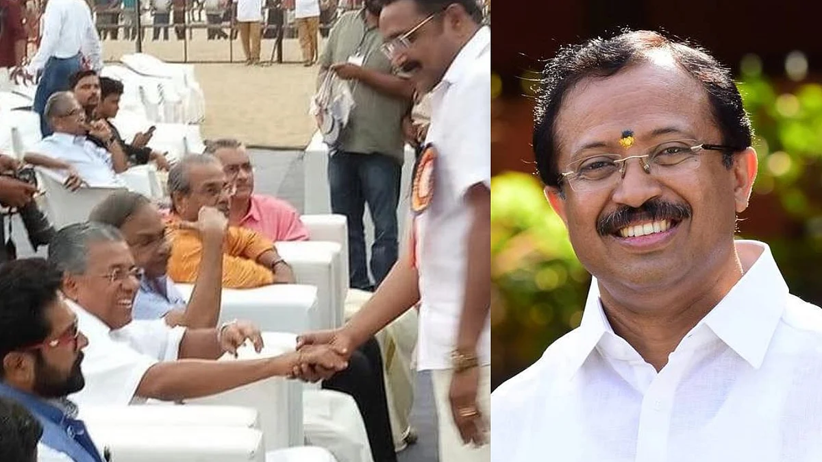 കൈക്കൂലിക്കാരന് കൈകൊടുക്കുന്ന മുഖ്യമന്ത്രി കേരള സമൂഹത്തിന്റെ കരണത്തേറ്റ അടി,മാഫിയക്ക് വേണ്ടി ഉത്തരവിറക്കിയ സര്ക്കാര്: വി.മുരളീധരന്