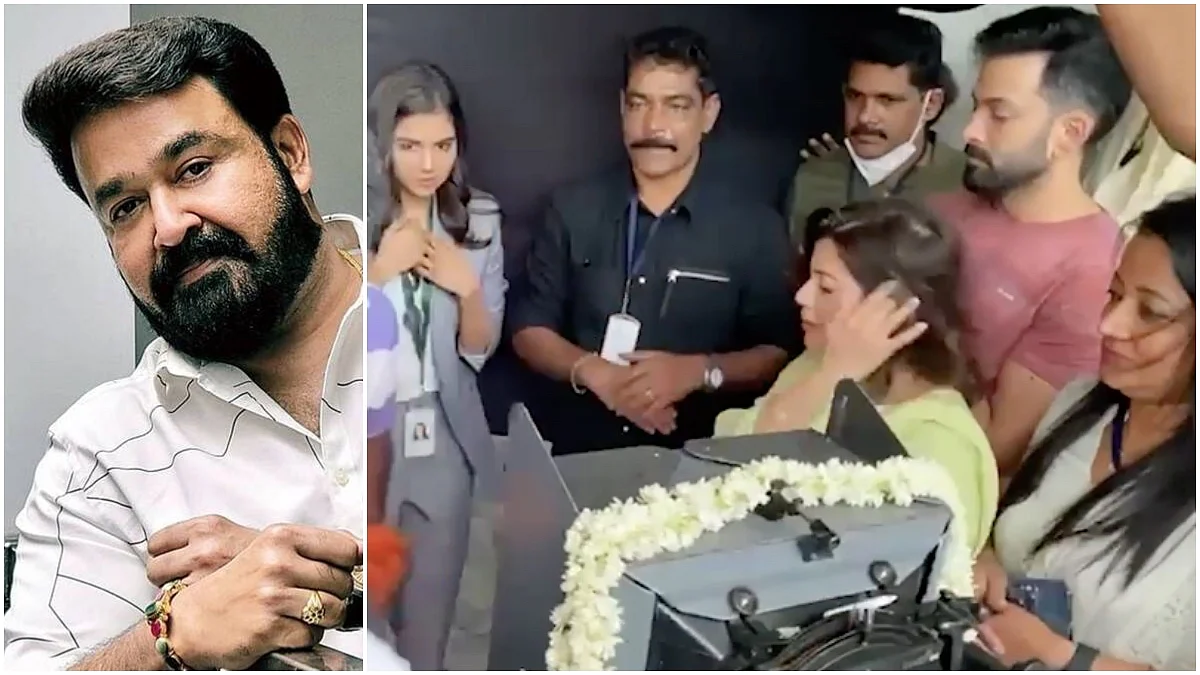 പൃഥ്വിരാജും കല്യാണി പ്രിയദർശനും ആന്റണി പെരുമ്പാവൂരും സുപ്രിയ മേനോനും; ബ്രോ ഡാഡിയുടെ പൂജാ വീഡിയോ പങ്കുവെച്ച് മോഹൻലാൽ
