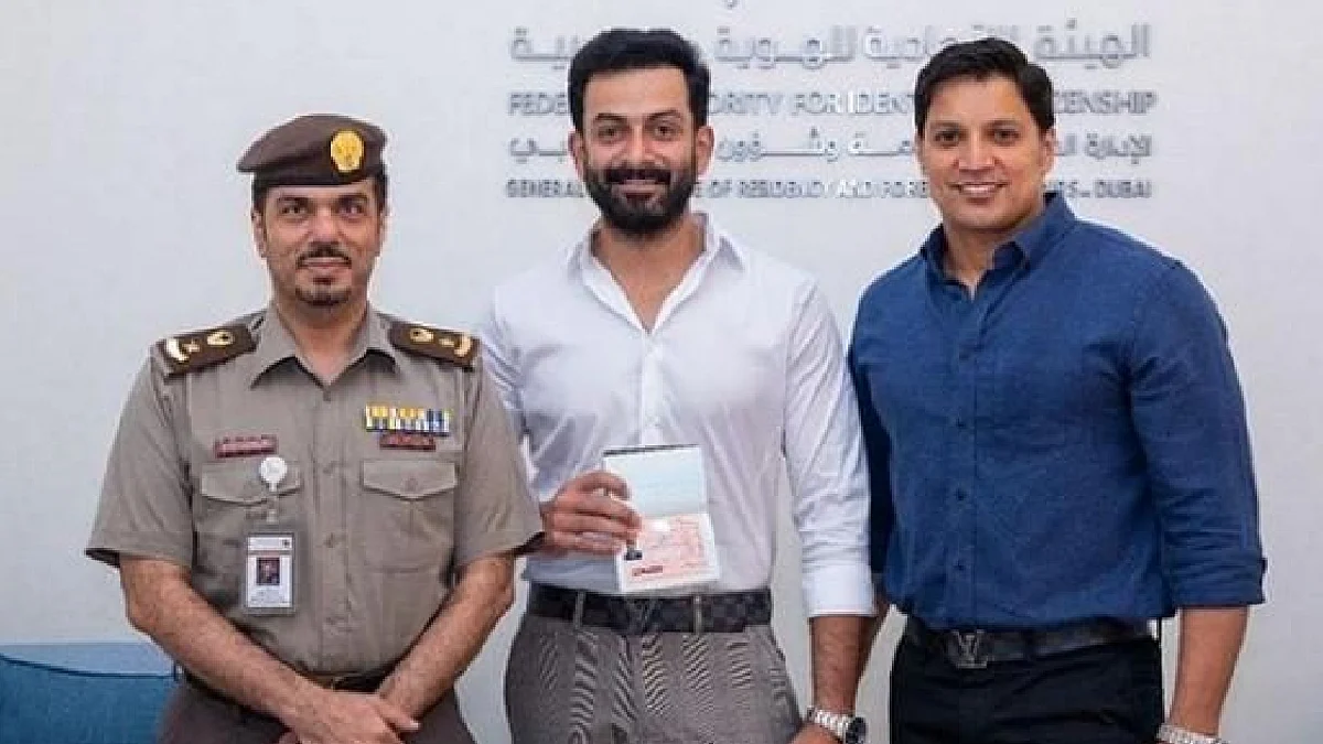 'ഗോള്ഡില് ജോയിന് ചെയ്യും മുമ്പ് ഗോള്ഡന് വിസ'; യു.എ.ഇ അധികൃതര്ക്ക് നന്ദി പറഞ്ഞ് പൃഥ്വിരാജ്