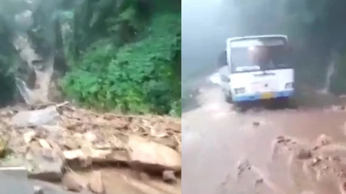 പുല്ലുപാറയില് ഉരുള്പൊട്ടലില്പ്പെട്ടവരുടെ രക്ഷകരായത് കെ.എസ്.ആര്.ടി.സി ജീവനക്കാര്; 'കുട്ടിയും മറ്റൊരാളും ഒഴുകിവരുന്നത് കണ്ടു'
