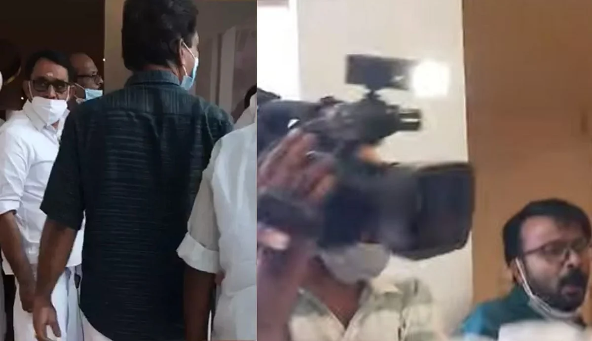 രഹസ്യയോഗം ചേര്ന്ന് കോണ്ഗ്രസ് എ ഗ്രൂപ്പ്, റിപ്പോര്ട്ട് ചെയ്യാനെത്തിയ വനിതാ മാധ്യമപ്രവര്ത്തക ഉള്പ്പെടെയുള്ളവര്ക്ക് മര്ദ്ദനം