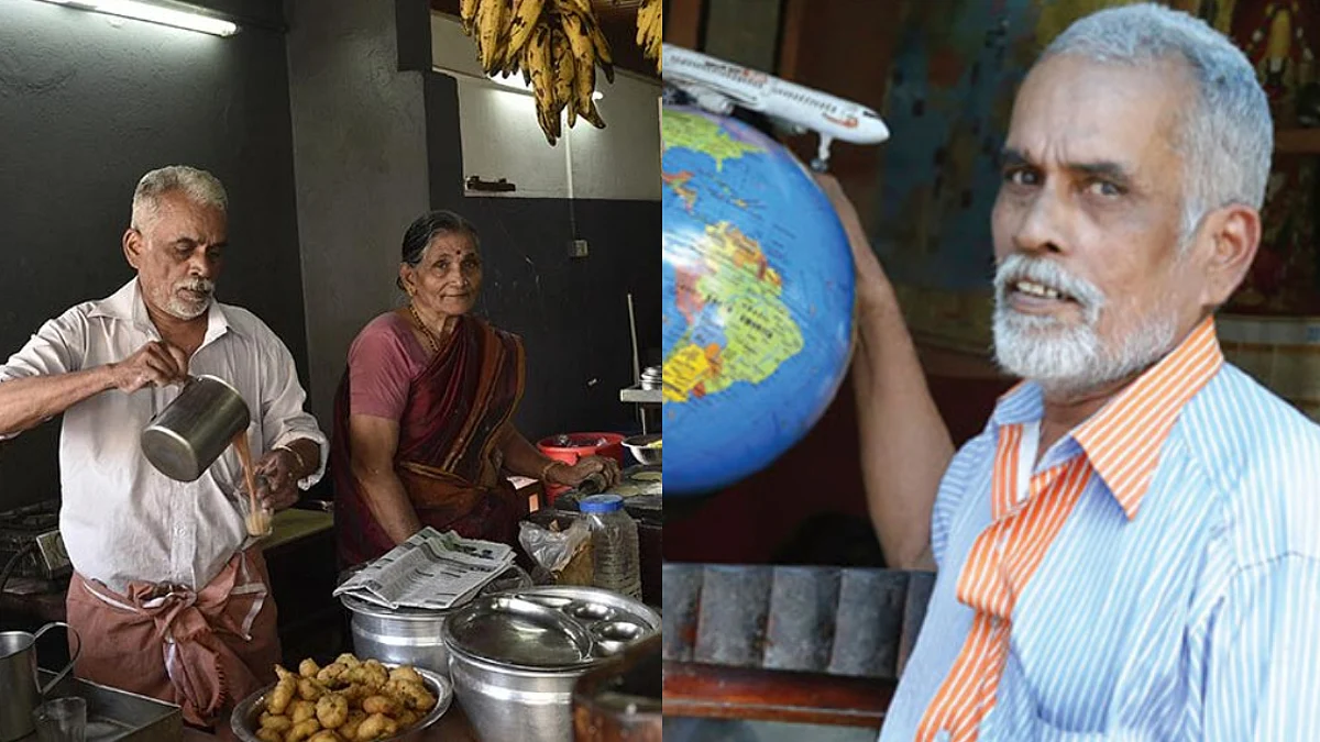 ചായക്കട നടത്തി ലോകം ചുറ്റിയ സഞ്ചാരി; വിജയന് അന്തരിച്ചു