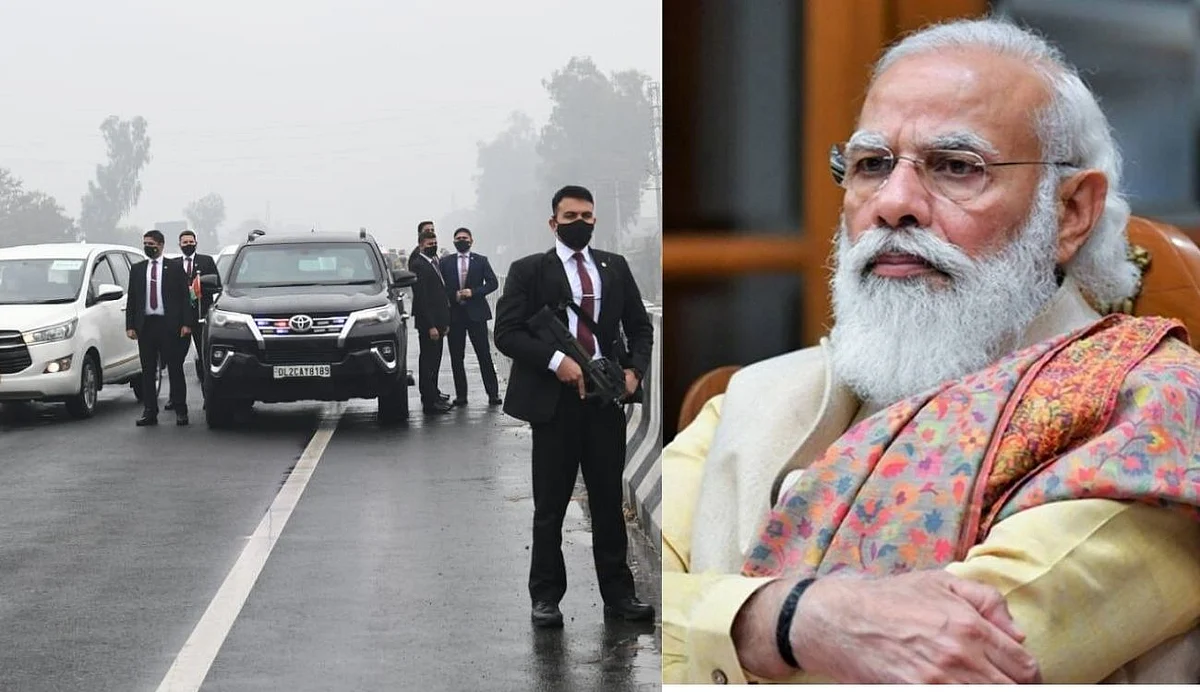 മോദിയെ നടുറോട്ടില് ഉപരോധിച്ച് പഞ്ചാബിലെ കര്ഷകര്, വാഹന വ്യൂഹം റോഡില് കിടന്നത് 15 മിനുട്ട്