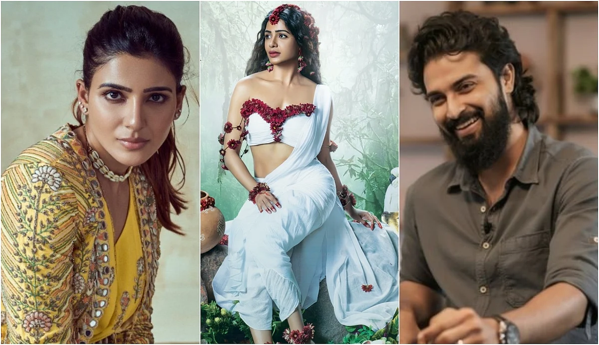ശകുന്തളയായി സമാന്ത, ദുഷ്യന്തന് ദേവ് മോഹന്; 'ശാകുന്തളം' ഫസ്റ്റ് ലുക്ക് പോസ്റ്റര്