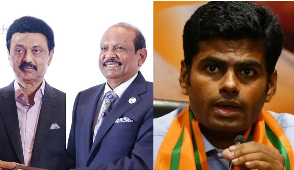 തമിഴ്നാട്ടില് ലുലു മാള് അനുവദിക്കില്ലെന്ന് ബിജെപി; ഇഷ്ടിക പോലും ഇടാന് വിടില്ലെന്ന് അണ്ണാമലൈ