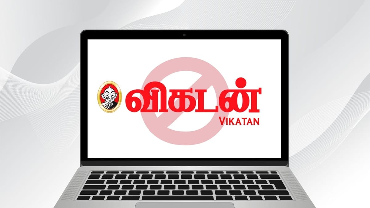 The blocking of Tamil website ‘Vikatan’ for displaying Prime Minister Modi’s cartoon affronts critical journalism