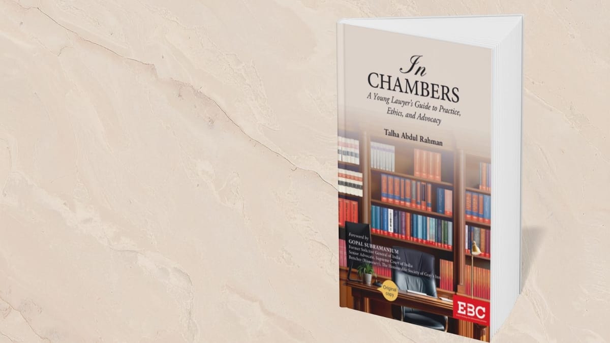 Book review: A philosophical investigation into chamber practice