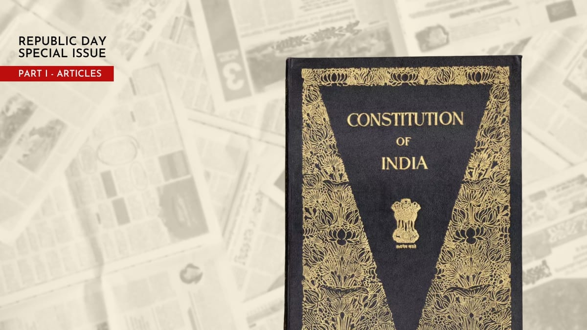 The Constitution in ideology and utopia: A Survey of ‘75 year’ commentaries on Constitution and the Supreme Court | Part I - Articles