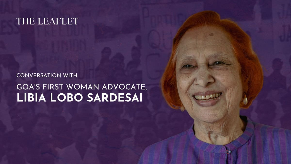 Meet India’s 100-Year-Old Lawyer and Freedom Fighter | Libia Lobo Sardesai
