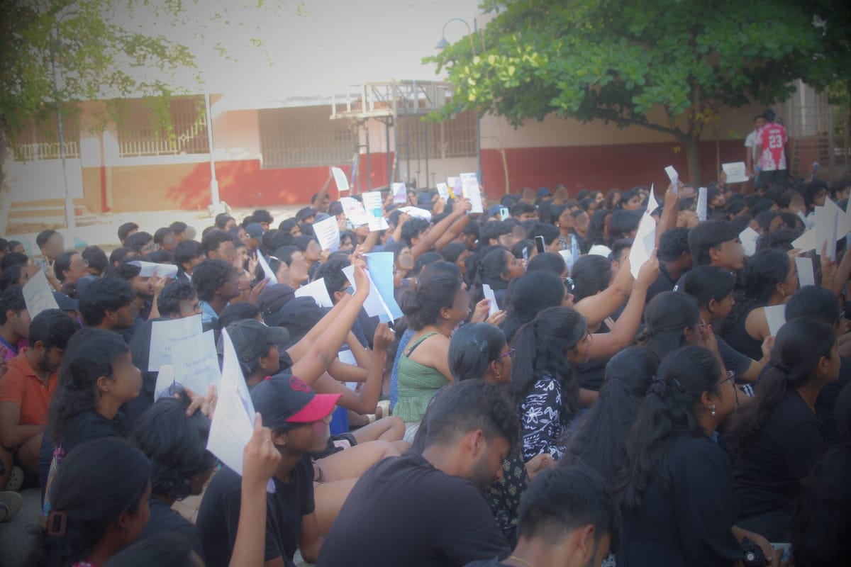 TNNLU’s Vice Chancellor said female students in shorts ‘invite sexual harassment’. Varsity then called protesting students' parents.