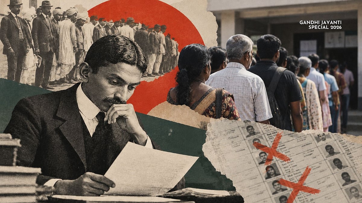In Protests for Removal of CEC Gyanesh Kumar and Against Mass Disenfranchisement, An Echo of 1894 Mahatma Gandhi’s  Struggle for Voting Rights of Indians 
