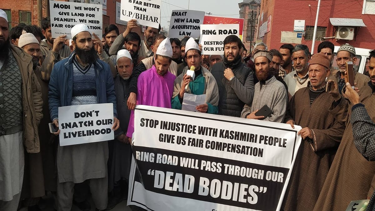 Srinagar Ring Road project is depriving farmers of their livelihood