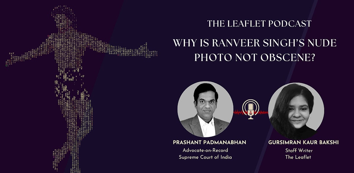 Why is Ranveer Singh’s nude photo not obscene?