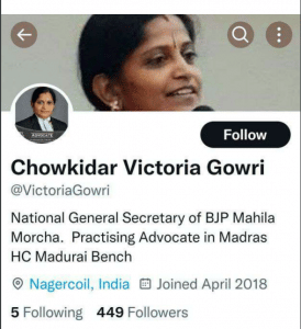 Madras High Court advocates write to the President and Supreme Court Collegium: Flag recommendation of Gowri’s appointment as judge